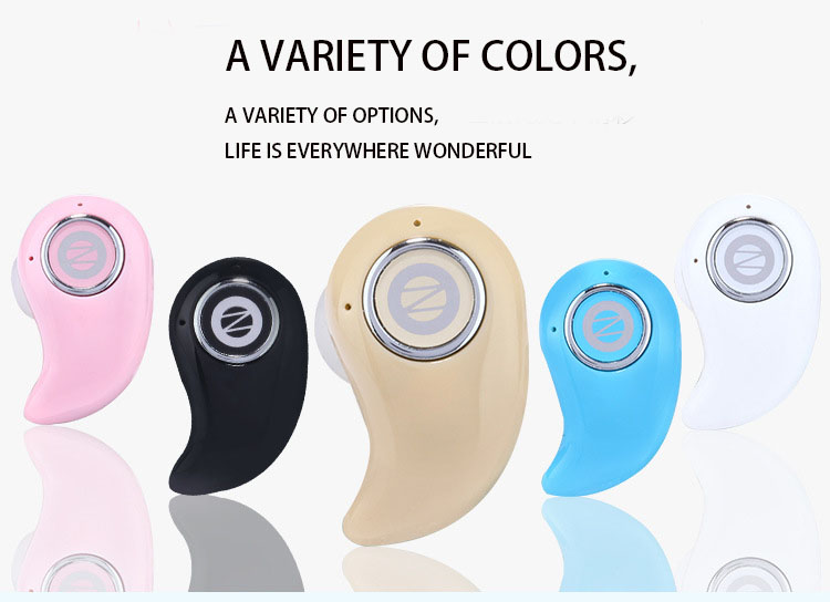 miniature Bluetooth headset MINI Invisible wireless tiny Earplugs Hanging ear style  General