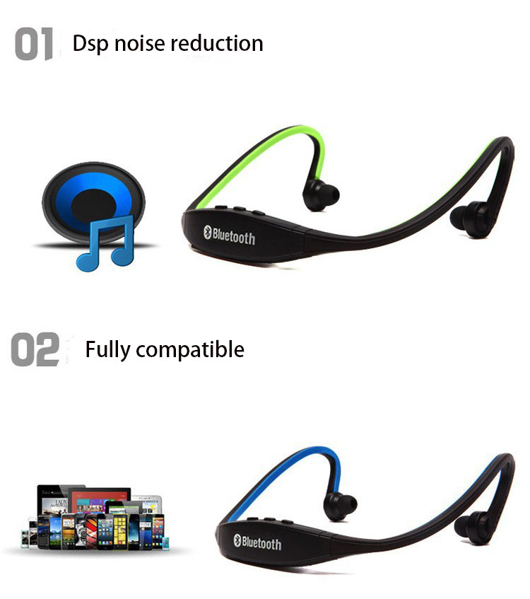 outdoor movement Post-hanging Bluetooth headset stereo  run Listen to songs call Wearing style