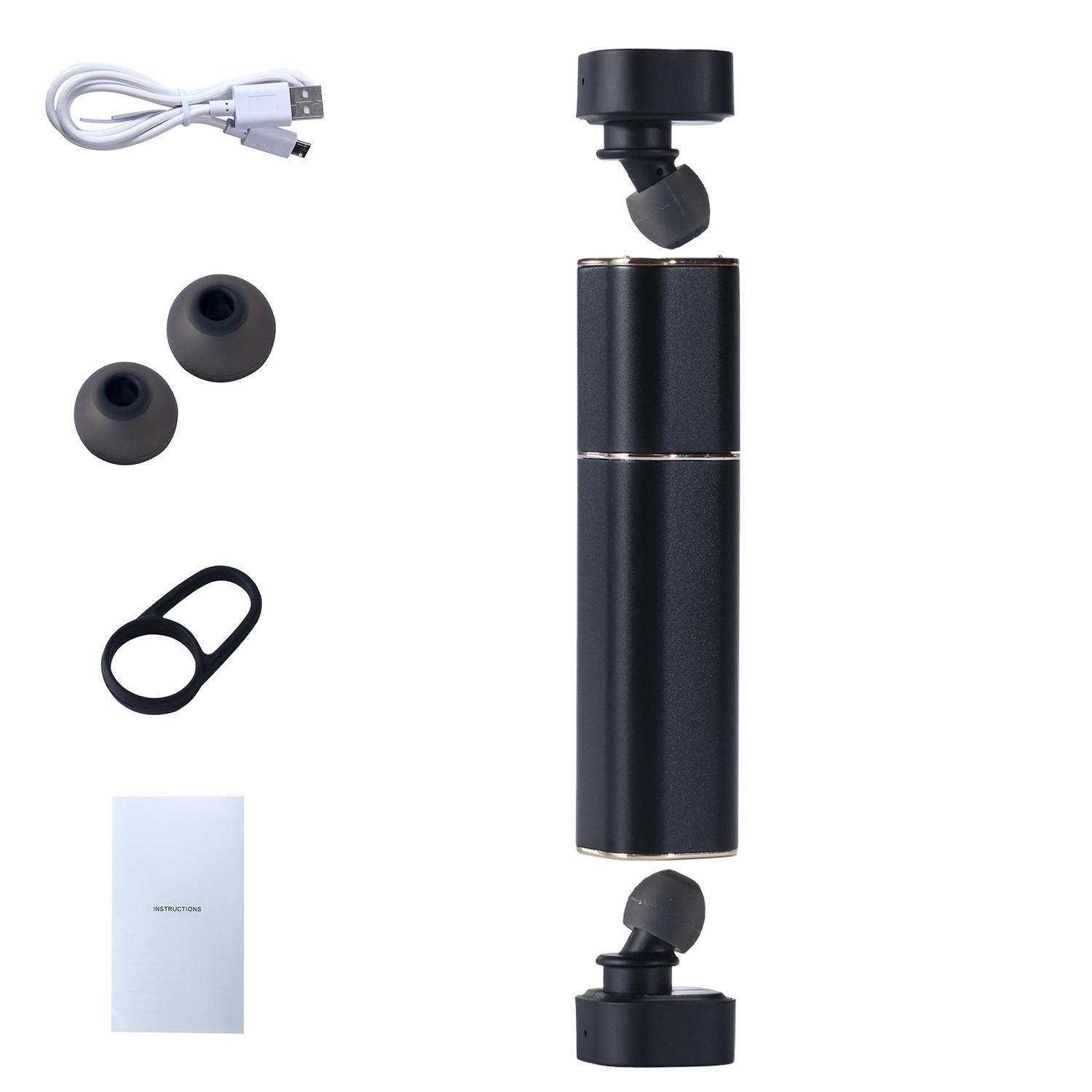 cylinder wireless Bluetooth  headset  Ears mini movement stereo Earplugs Long standby