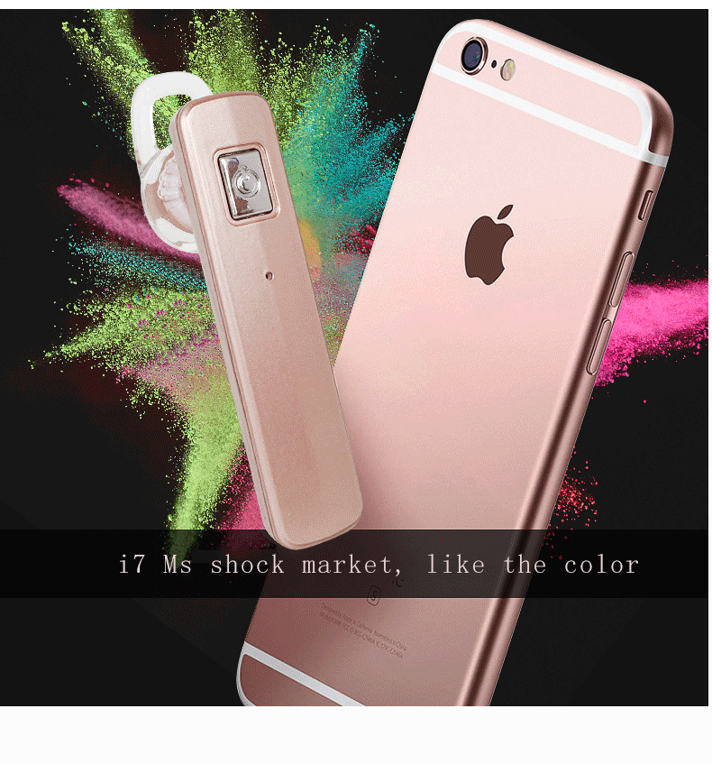 Bluetooth headset Hanging ear test  mini wireless Car Ear plug type Business stereo Drive Gener