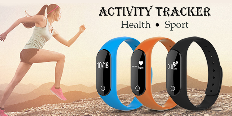 intelligent wristband touch screen dynamic Heart rate monitor Calories Step movement wristband