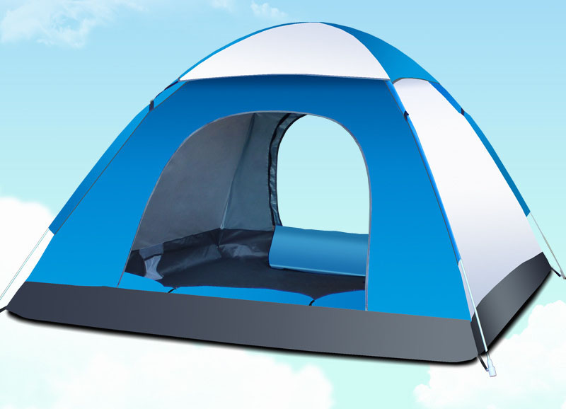 outdoor tent tent 3-4 people Fully automatic tent  camping  Set Beach tent