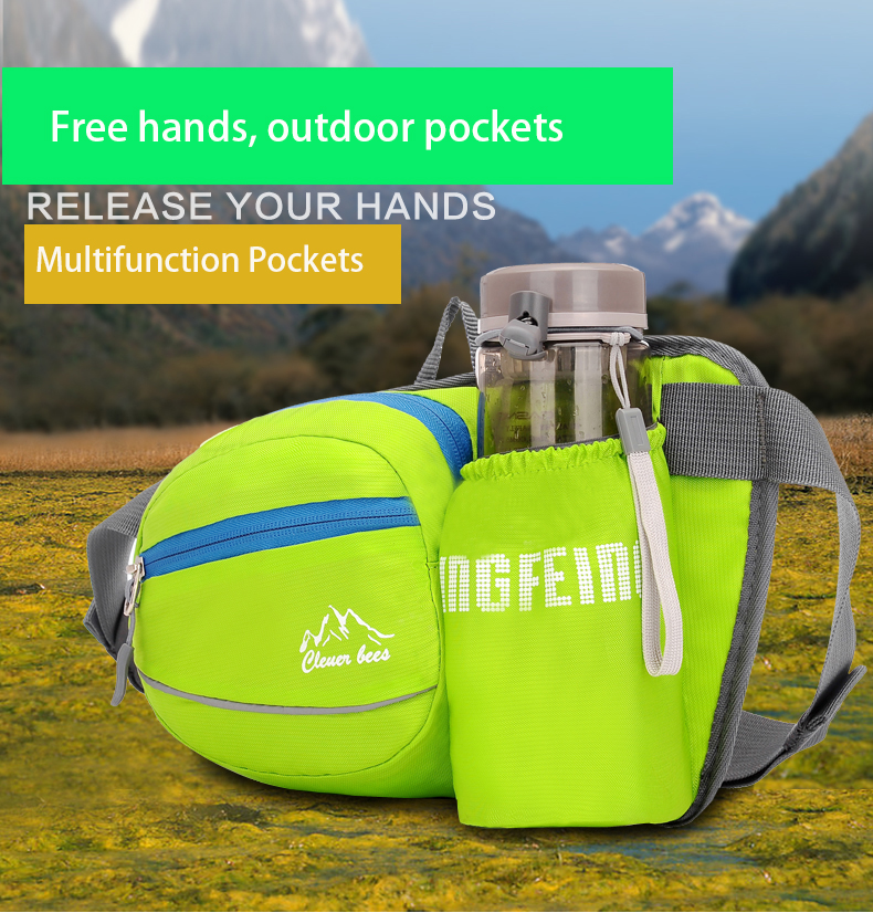 outdoor  Pockets movement Leisure Kettle bag zipper Waterproof single Messenger Anti-theft package