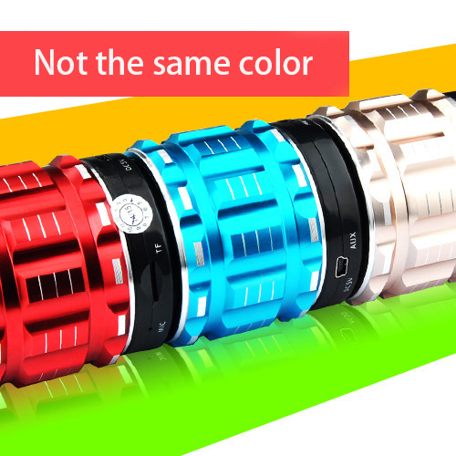 Bluetooth Speaker wireless Portable Card bass metal Small steel gun Mobile phone Mini sound