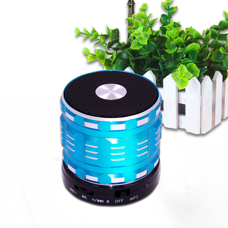 Bluetooth Speaker wireless Portable Card bass metal Small steel gun Mobile phone Mini sound