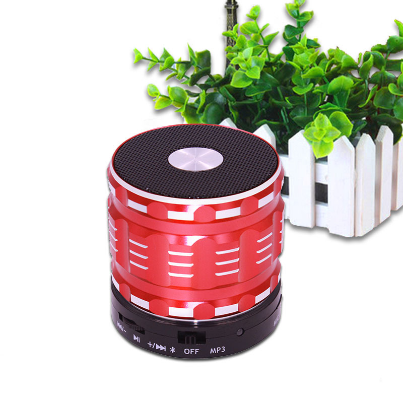 Bluetooth Speaker wireless Portable Card bass metal Small steel gun Mobile phone Mini sound