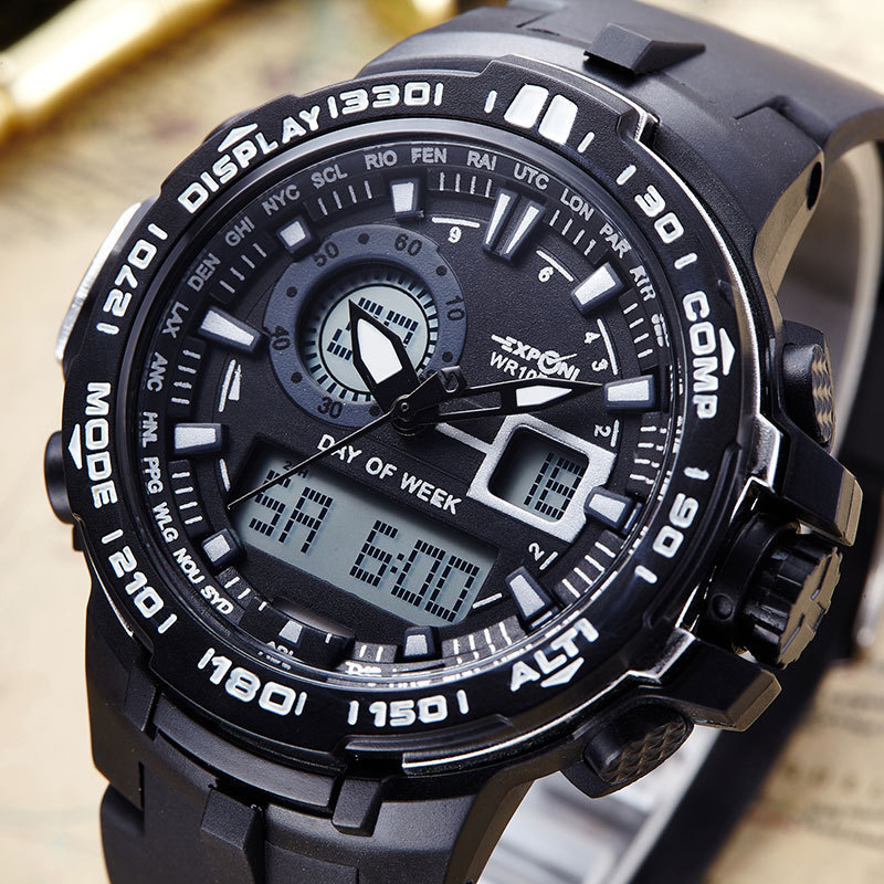 Outdoor Movement Waterproof Multifunction Men Fashion trend Movement digital Watch