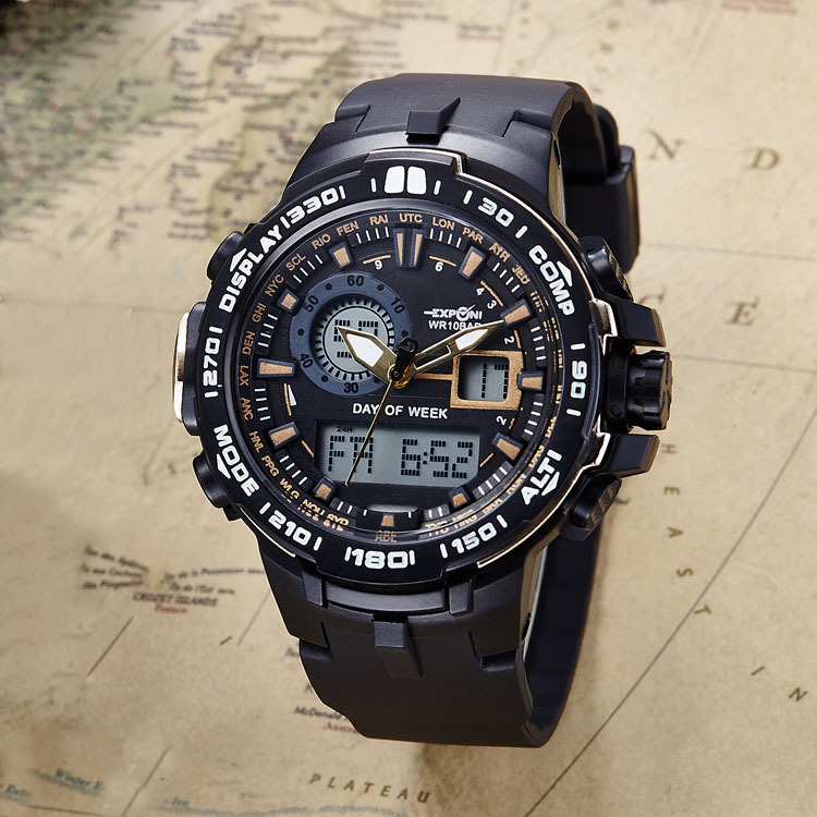 Outdoor Movement Waterproof Multifunction Men Fashion trend Movement digital Watch