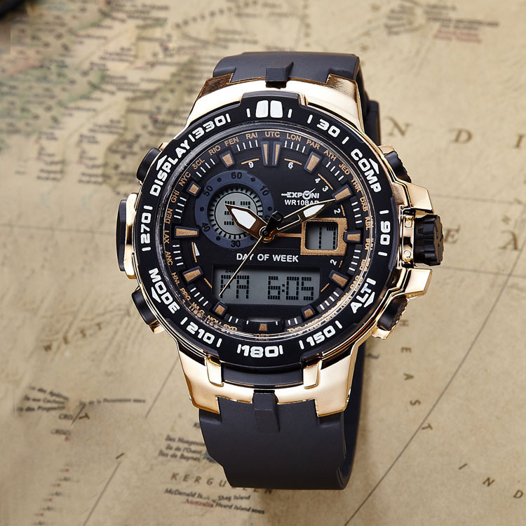 Outdoor Movement Waterproof Multifunction Men Fashion trend Movement digital Watch