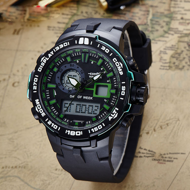 Outdoor Movement Waterproof Multifunction Men Fashion trend Movement digital Watch
