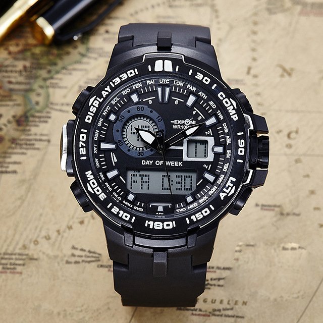 Outdoor Movement Waterproof Multifunction Men Fashion trend Movement digital Watch