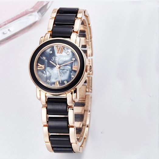 White Ceramics Bracelet Trend Fashion Female Models Student Upscale Brand Watch  Waterproof Watch