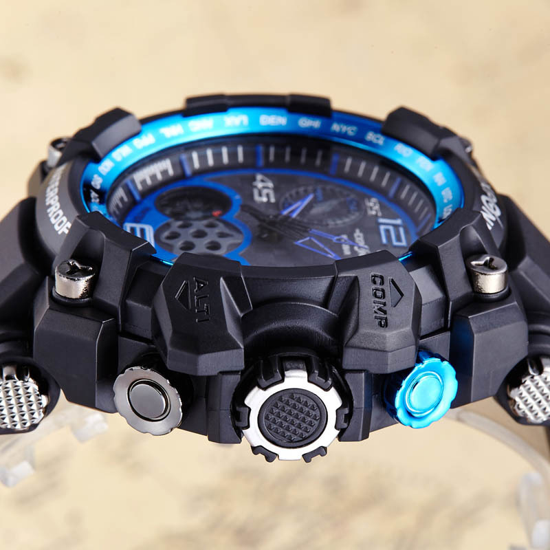 electronic Watch student Watch Creative Upscale waterproof Boys movement Multifunction digital watch