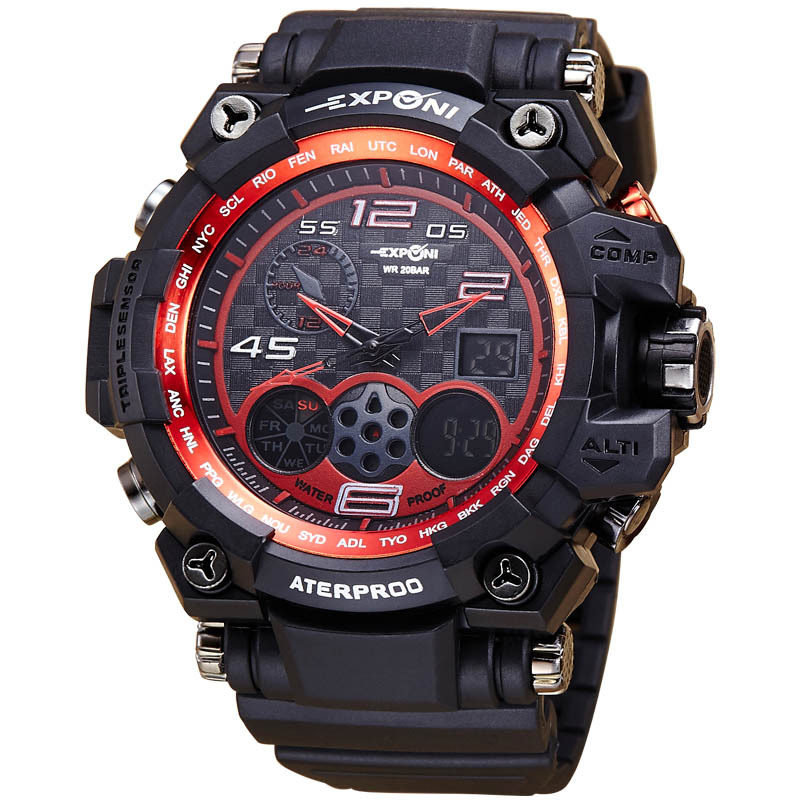 electronic Watch student Watch Creative Upscale waterproof Boys movement Multifunction digital watch
