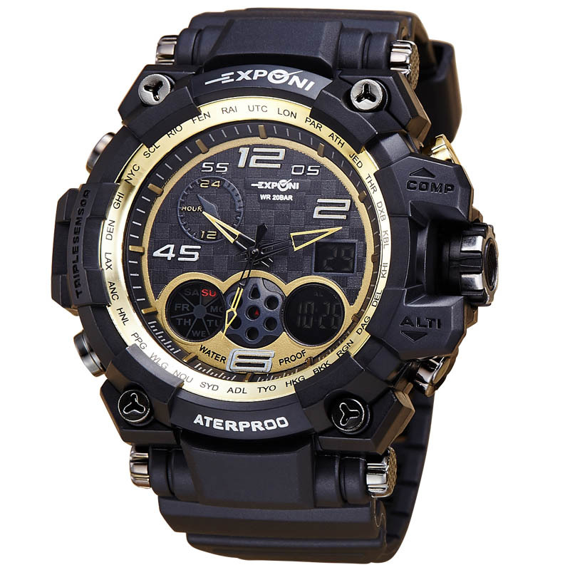 electronic Watch student Watch Creative Upscale waterproof Boys movement Multifunction digital watch