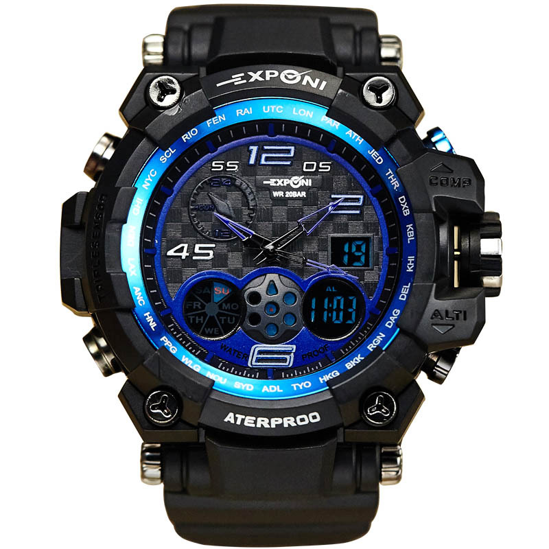 electronic Watch student Watch Creative Upscale waterproof Boys movement Multifunction digital watch