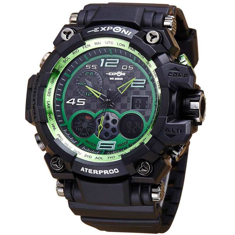 electronic Watch student Watch Creative Upscale waterproof Boys movement Multifunction digital watch