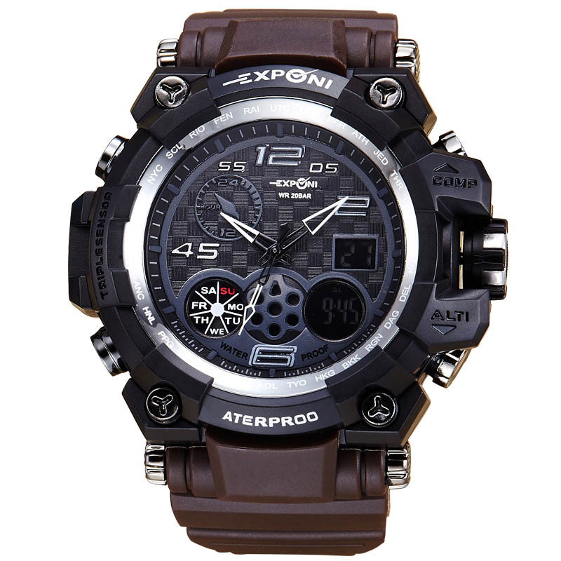 electronic Watch student Watch Creative Upscale waterproof Boys movement Multifunction digital watch