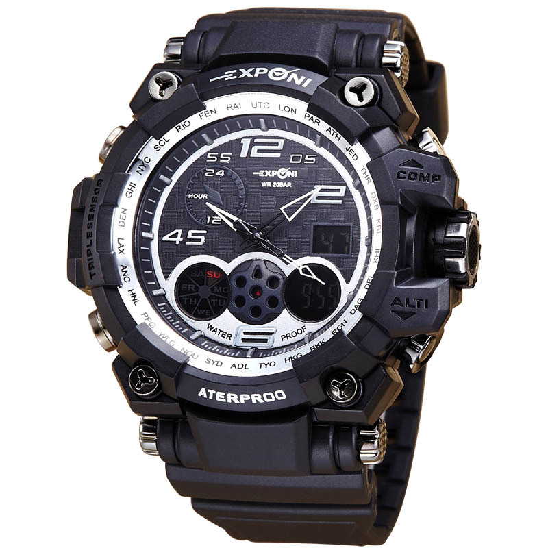 electronic Watch student Watch Creative Upscale waterproof Boys movement Multifunction digital watch