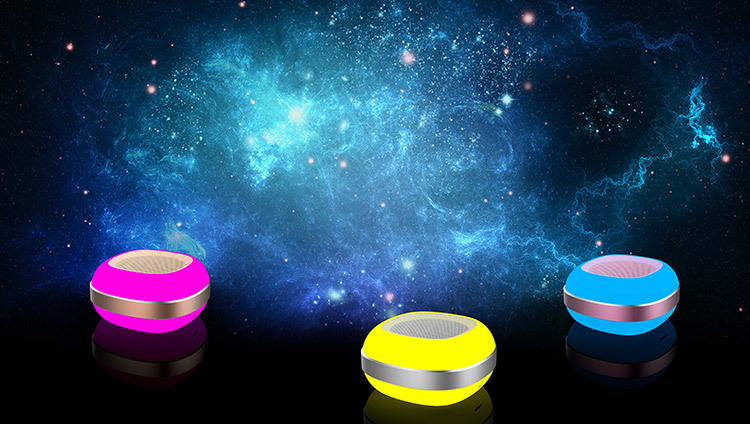 Glowing Bluetooth Speaker Portable Card led Outdoor Night Light Mobile Phone Wireless  Small Sound