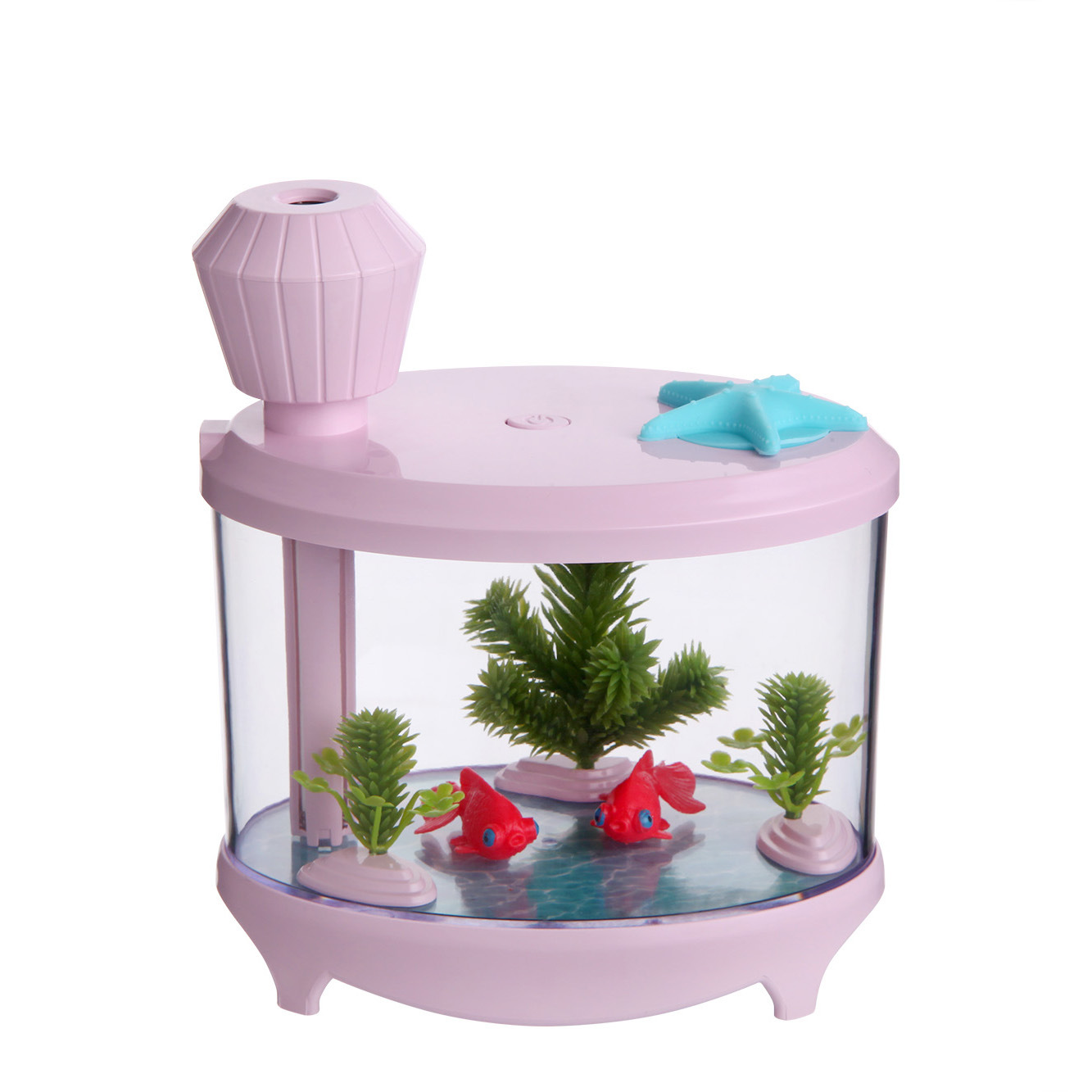 Fish Tank Lights Humidifier Creative USB Charge Humidifier Mini Home Humidifier