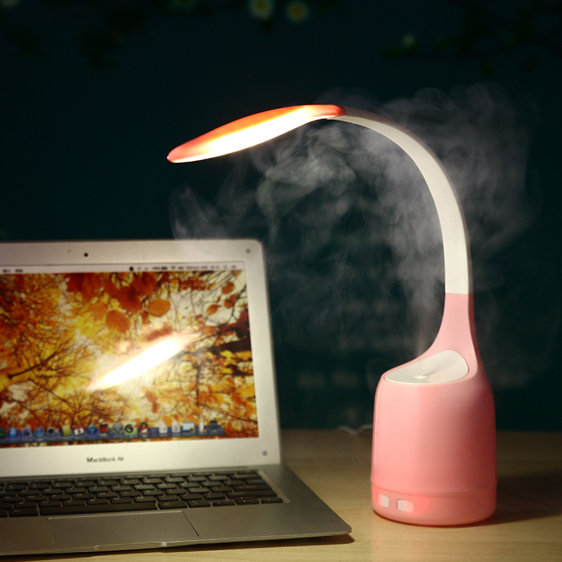 USB Charge Night Light Humidifier Table Lamp Air Filter Creative Night Light