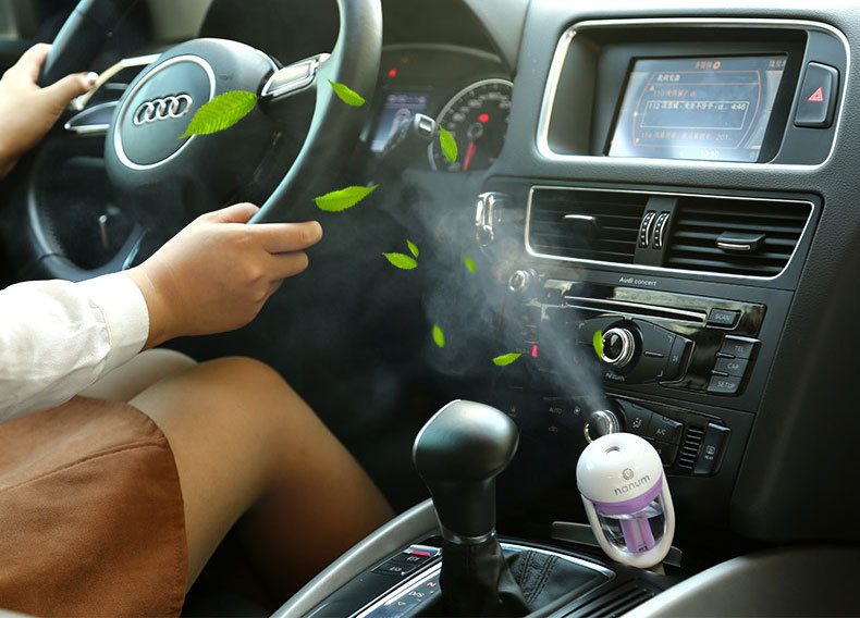 Car humidifier   Creative Straight line Portable air Water meter   Essential oil Aroma filter