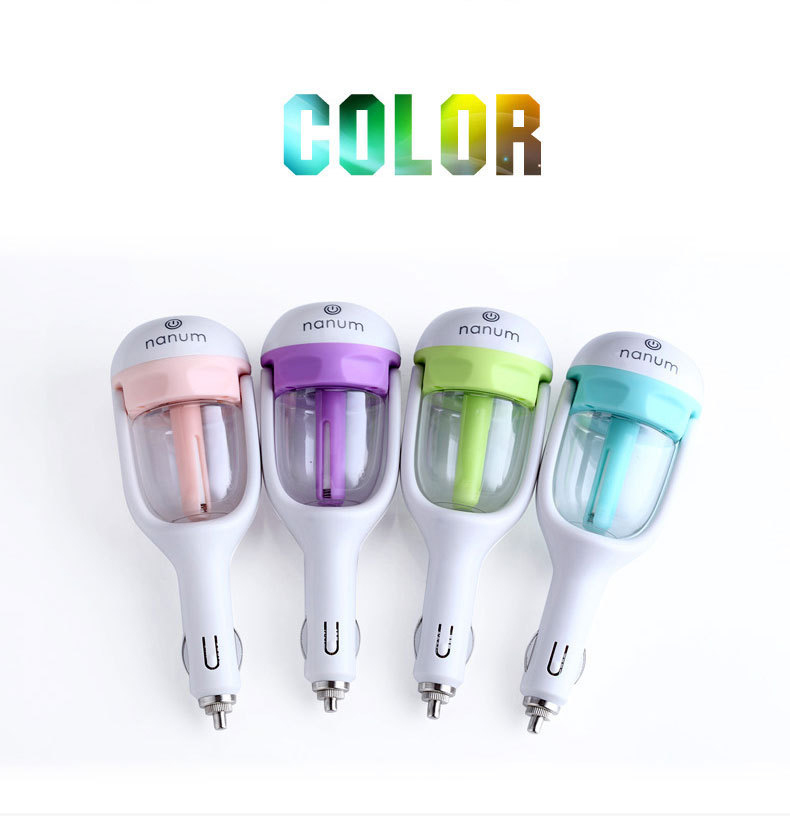 Car humidifier   Creative Straight line Portable air Water meter   Essential oil Aroma filter