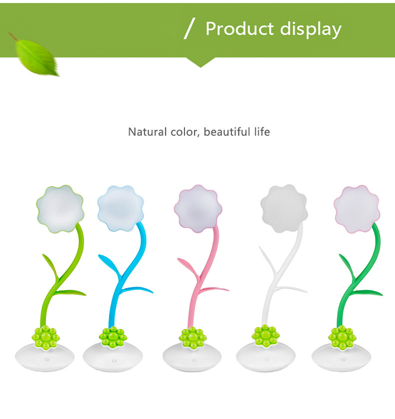 LED eye Protection Table Lamp Pen Holder Lamp Fold Bending Table Lamp Multifunction Eye protection