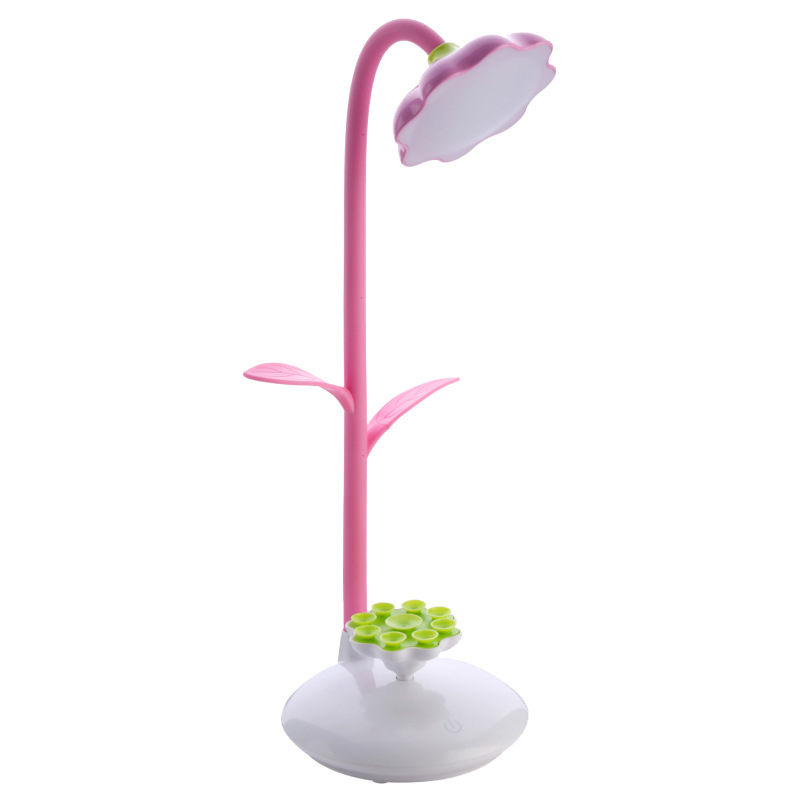 LED eye Protection Table Lamp Pen Holder Lamp Fold Bending Table Lamp Multifunction Eye protection