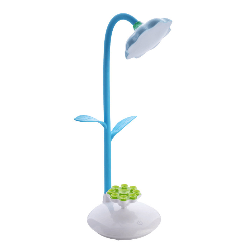 LED eye Protection Table Lamp Pen Holder Lamp Fold Bending Table Lamp Multifunction Eye protection