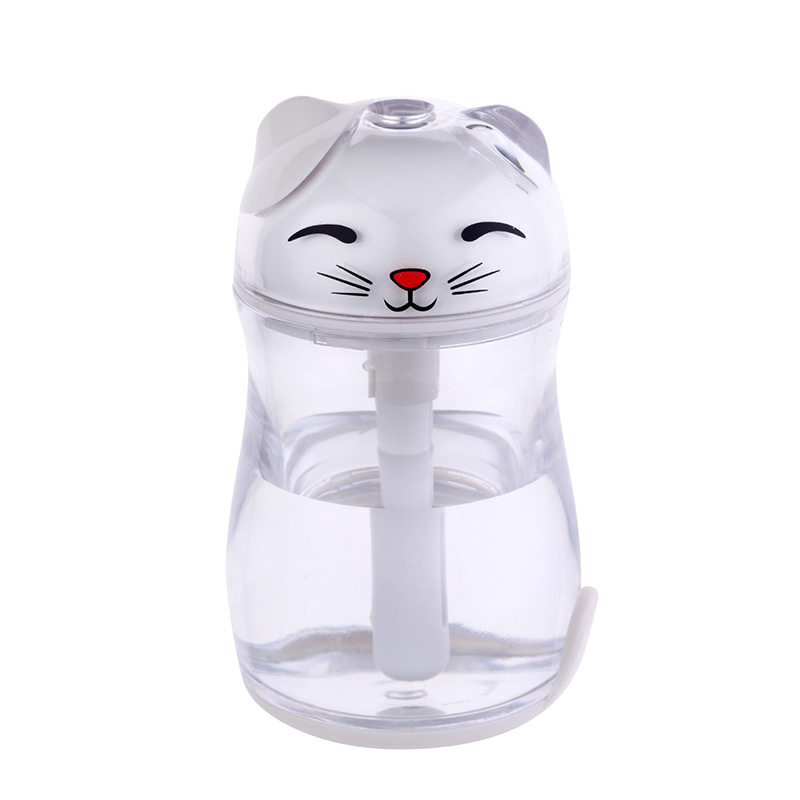 Lucky Cat Humidifier Mini USB Colorful Crystal Light Humidifier Creative Cartoon lovely Humidifier