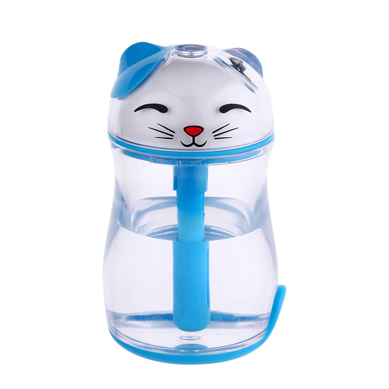 Lucky Cat Humidifier Mini USB Colorful Crystal Light Humidifier Creative Cartoon lovely Humidifier