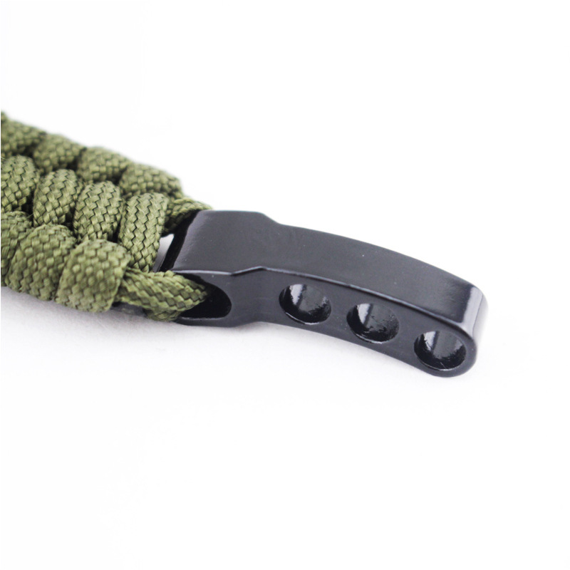 U type Steel buckle military rule Umbrella rope With adjustment survive Wristbands Bracelet
