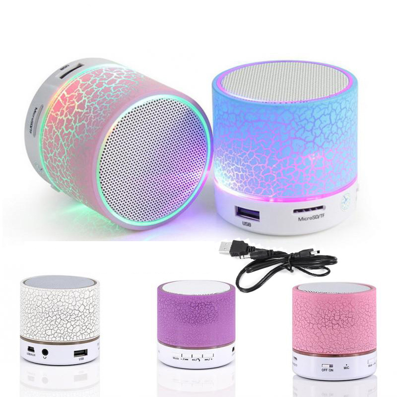 Bluetooth Speaker crack Bluetooth Sound Mp3 card Play   FM radio Mini Bluetooth Small steel gun