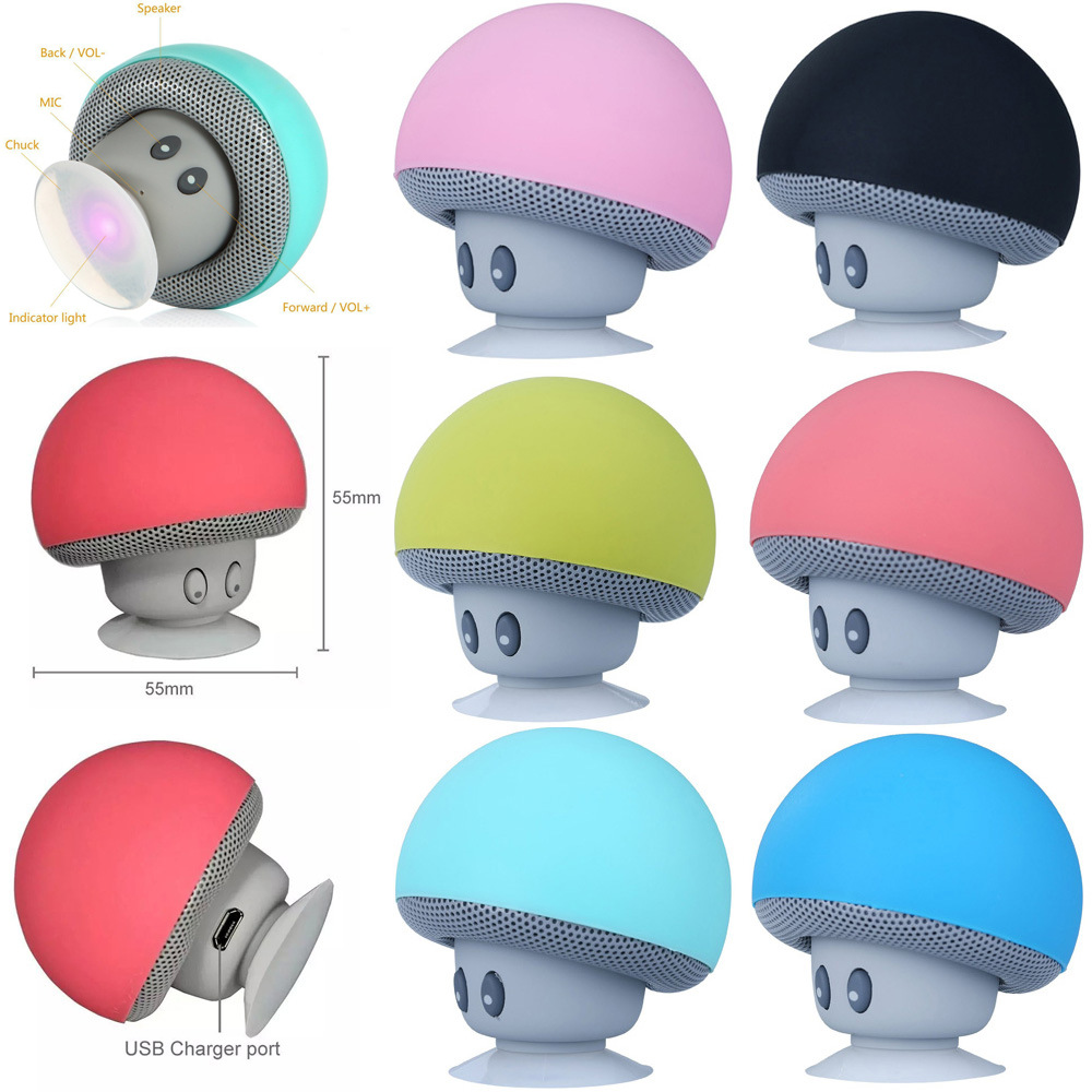 Bluetooth Speaker Small Sucker Creative Mini Mobile Phone Flat Stent Portable Outdoor Small Sound