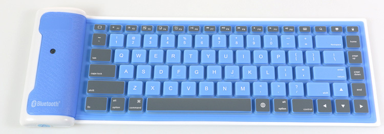 Mobile Phone Flat Computer General Wireless Bluetooth Waterproof Foldable Silica Gel Soft keyboard
