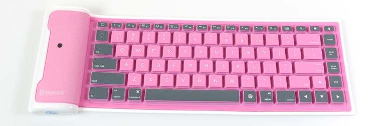 Mobile Phone Flat Computer General Wireless Bluetooth Waterproof Foldable Silica Gel Soft keyboard