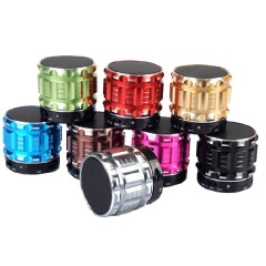 Wireless Bluetooth Speaker Outdoor Portable Mini Bass Card Mobile phone Small Steel Gun Sound