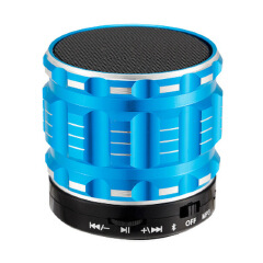 Wireless Bluetooth Speaker Outdoor Portable Mini Bass Card Mobile phone Small Steel Gun Sound