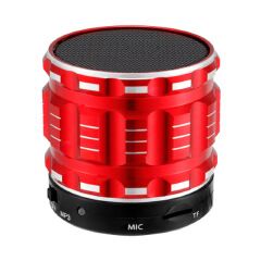 Wireless Bluetooth Speaker Outdoor Portable Mini Bass Card Mobile phone Small Steel Gun Sound