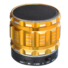 Wireless Bluetooth Speaker Outdoor Portable Mini Bass Card Mobile phone Small Steel Gun Sound