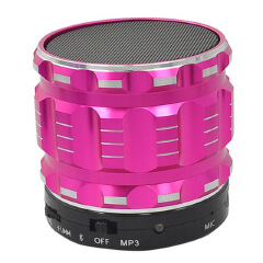 Wireless Bluetooth Speaker Outdoor Portable Mini Bass Card Mobile phone Small Steel Gun Sound