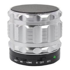 Wireless Bluetooth Speaker Outdoor Portable Mini Bass Card Mobile phone Small Steel Gun Sound