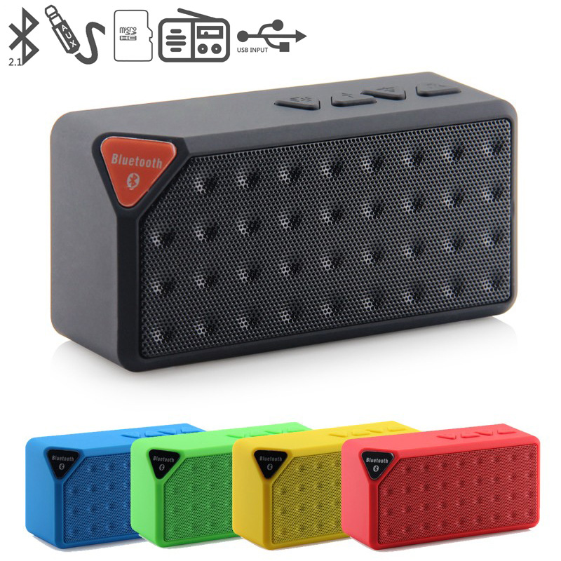 Wireless Bluetooth Speaker Outdoor Small Cube Sound Mini Portable Radio Card Cube Bass