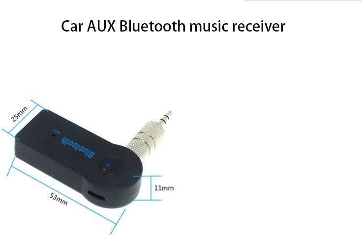 Car Wireless Bluetooth Audio Receiver Adapter Car AUX Bluetooth Music Receiver   Stereo