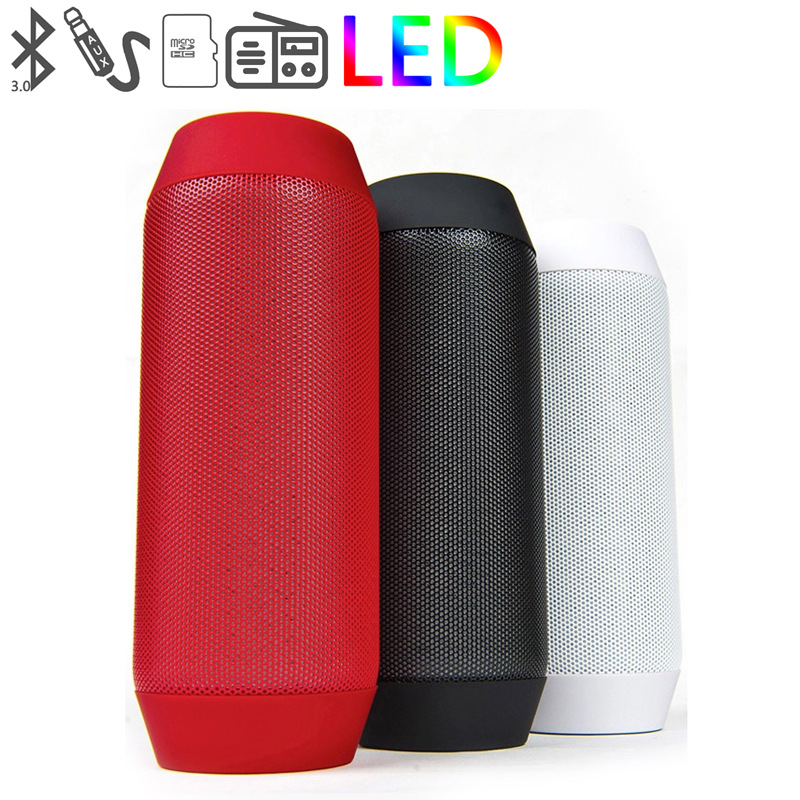 Wireless Bluetooth Speaker Music Pulsation Bass LED Bright Color Outdoor Portable Mini Small Sound