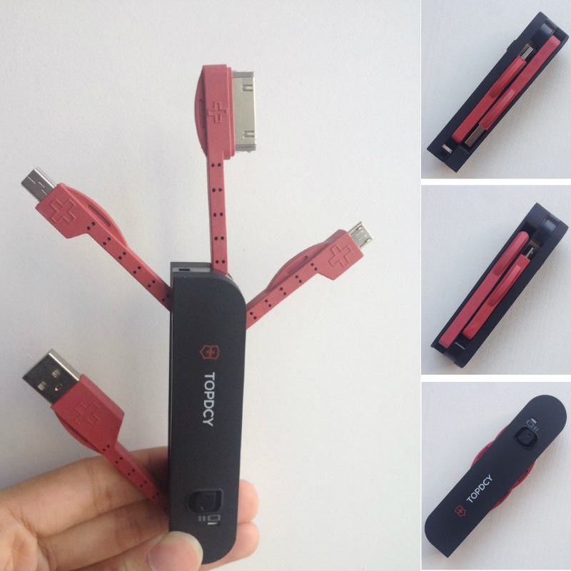 Portable Data lines 1 drag 3 Data lines Multifunction Data lines Charging Cable