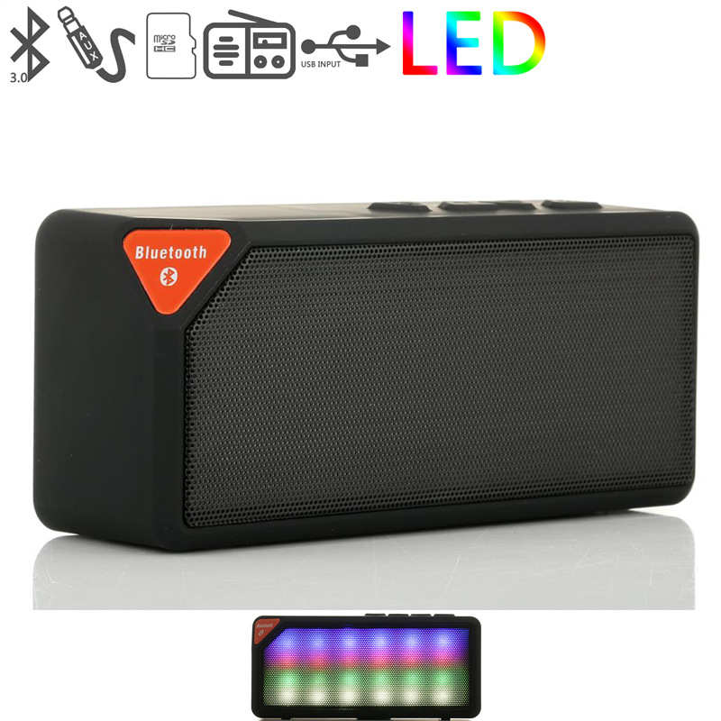 Led Bluetooth Creative Lanterns Mobile phone computer bass outdoor Portable Mini Card Small speakers