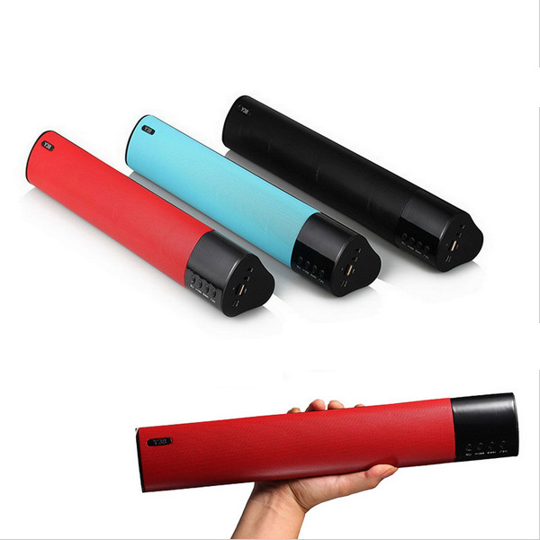 Double horn long Bluetooth Speaker Mini outdoor bass Card Sound Handsfree Call Small Speakers